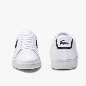 LACOSTE CARNABY EVO PIGMENTED LEATHER SNEAKERS